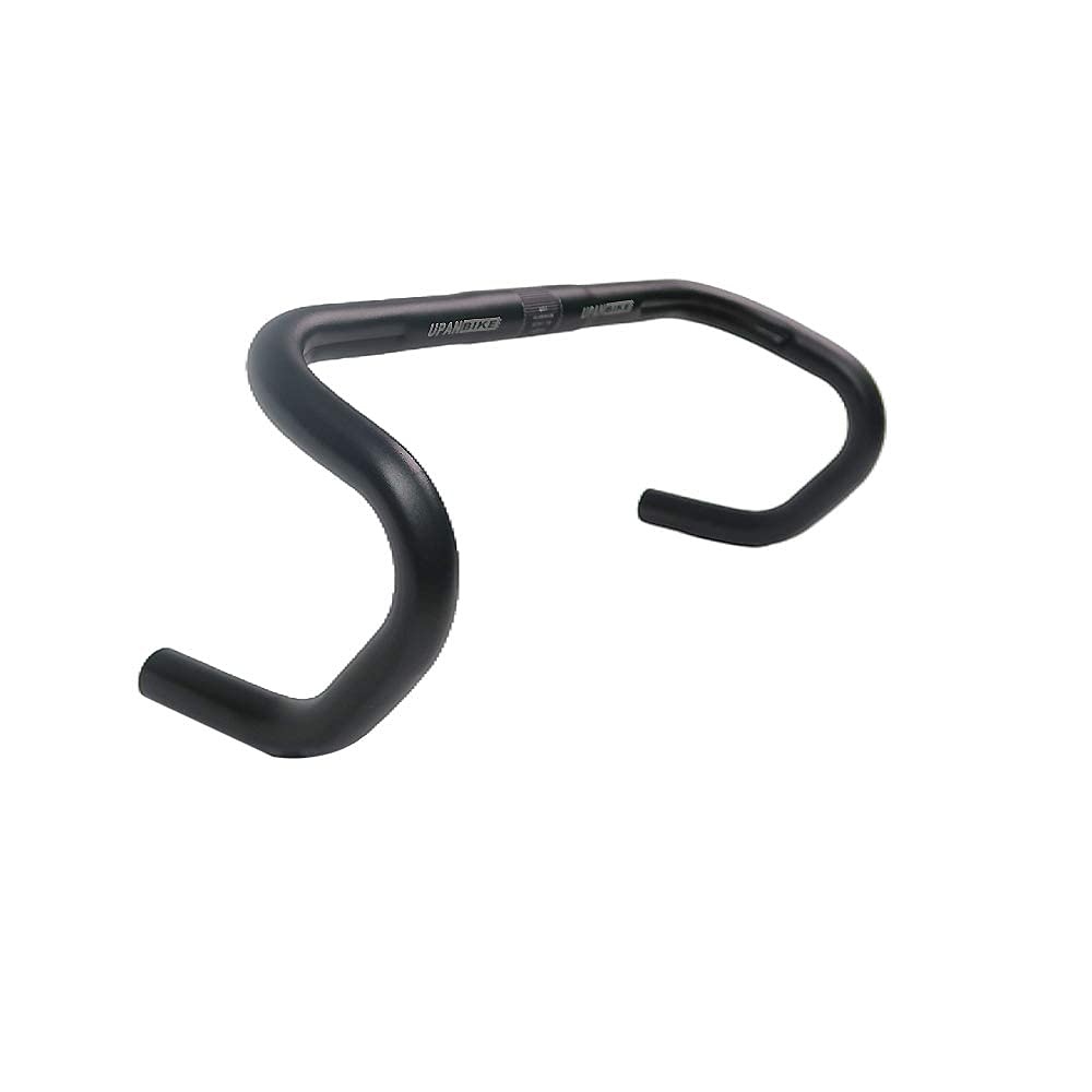 UPANBIKE Fahrradlenker Rennlenker Dropbar 25,4mm Durchmesser, 130 mm Reach, 140 mm Sprengung – Ergonomisches Design,Aluminiumlegierung 6061 T6 von UPANBIKE