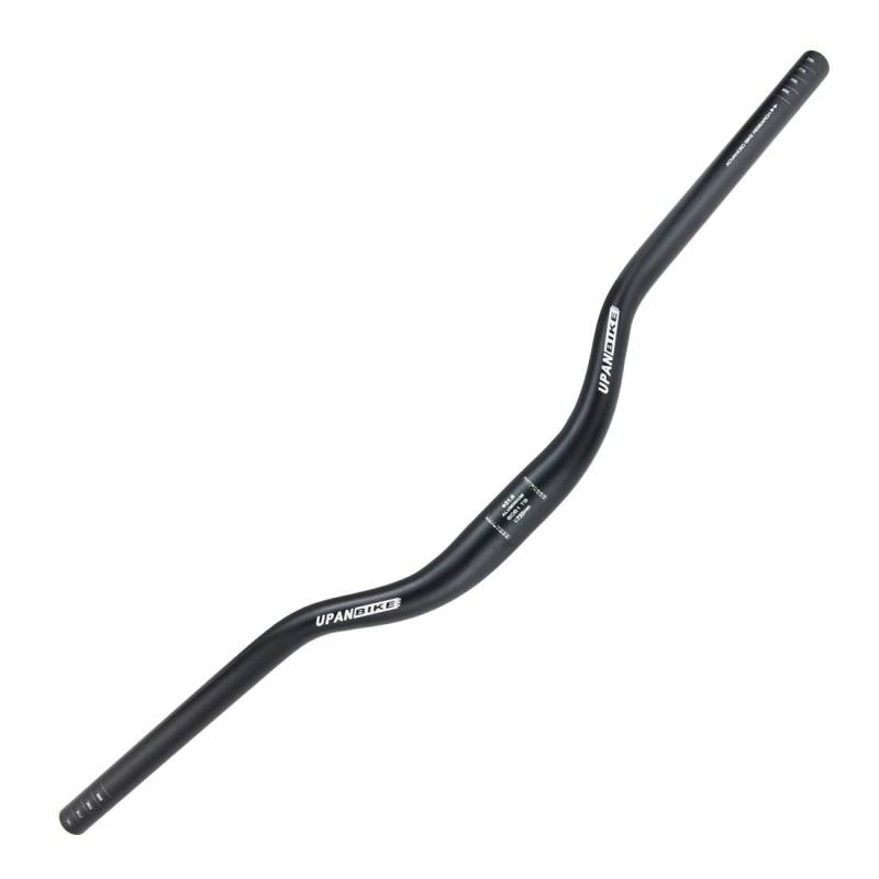 UPANBIKE MTB Mountainbike Fahrrad extralanger Lenker, 31,8 mm, 720 mm Riser Bar(Schwarz) von UPANBIKE