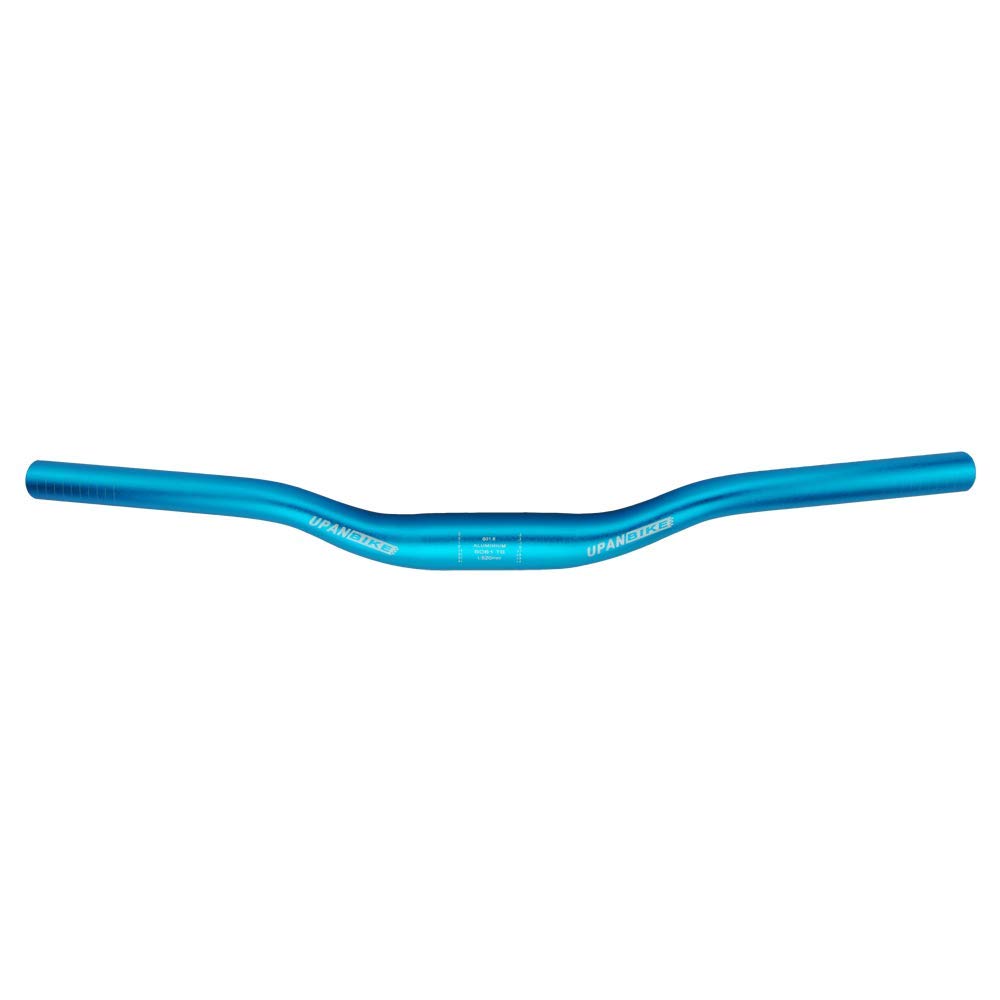 UPANBIKE MTB Mountainbike Fahrrad extralanger Lenker 31,8 mm x 440 mm Riser Bar(Blau) von UPANBIKE