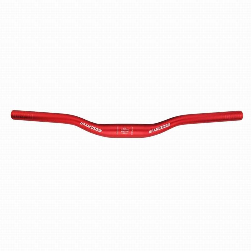 UPANBIKE MTB Mountainbike Fahrrad extralanger Lenker 31,8 mm x 440 mm Riser Bar(Fuchsie) von UPANBIKE