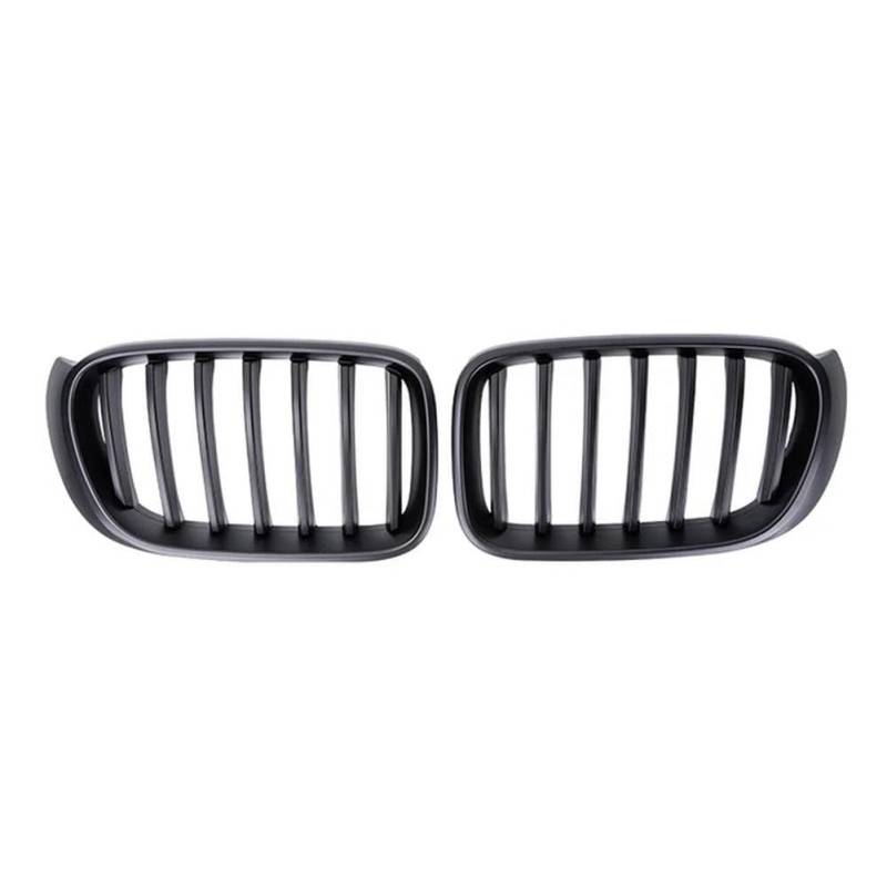 Auto Frontstoßstange Nieren Kühlergrill Racing Grill für B-MW X3 F25 X4 F26 2014-2017 Glänzend Schwarz Einzellamelle Ersatzgitter von UPGENT