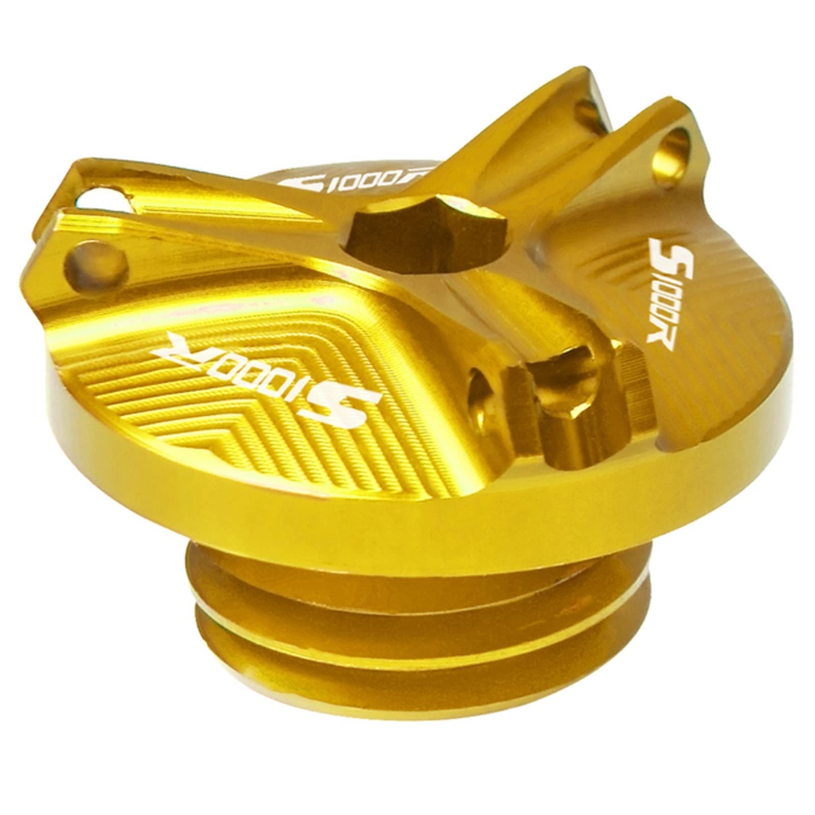 UPGENT Motorradzubehör CNC-Motoröl-Einfülldeckel-Schraubenabdeckung Für BMW S1000R S 1000R 2014-2020 (Farbe : Gold) von UPGENT