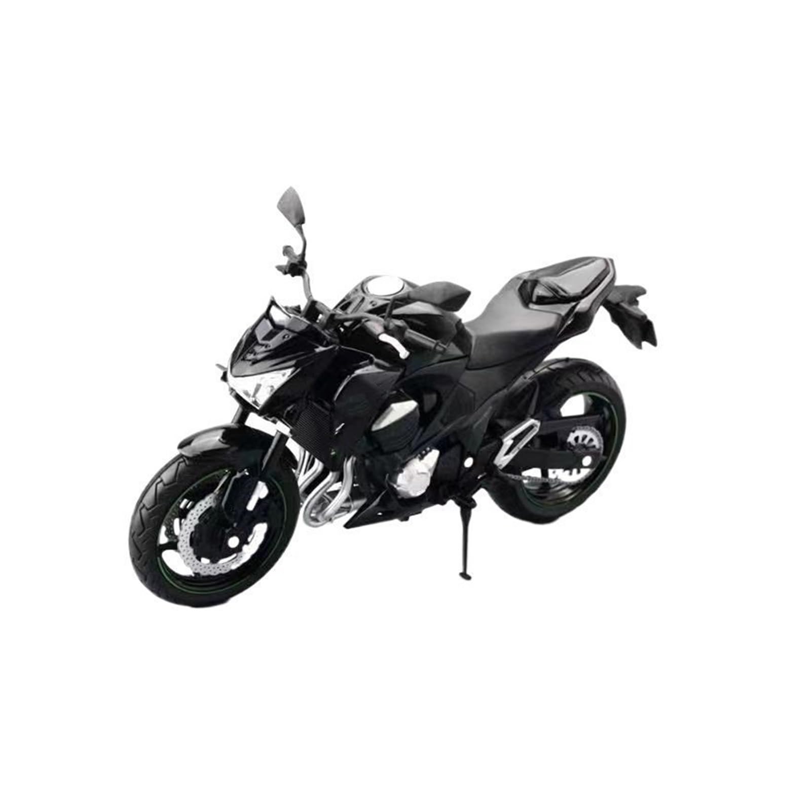 Maßstab 1:12 Für Kawasaki Für Ninja Z800 Racing Langlaufrad Motorrad Modell Metall Motorrad Modell Geschenk Dekorative Ornamente(Schwarz) von UPIKIT