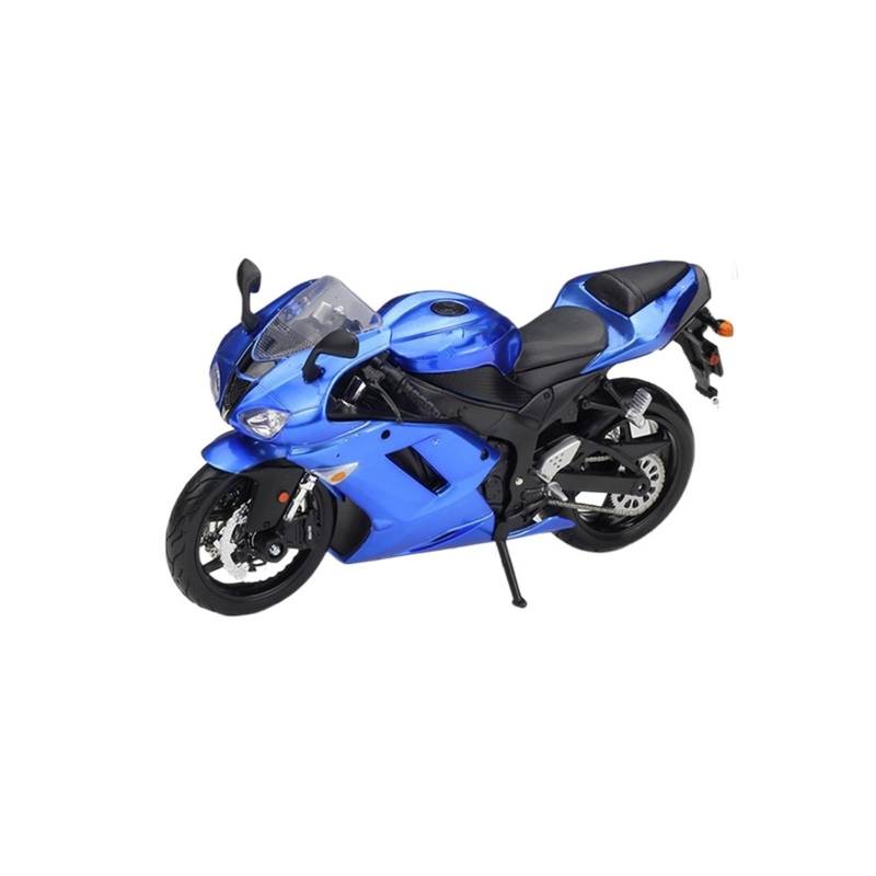 Maßstab 1:12 Für Kawasaki Für Ninja ZX6R Legierung Racing Motorrad Modell Diecast Metall Street Motorrad Modell Geschenk Geburtstag Geschenk(Rot) von UPIKIT