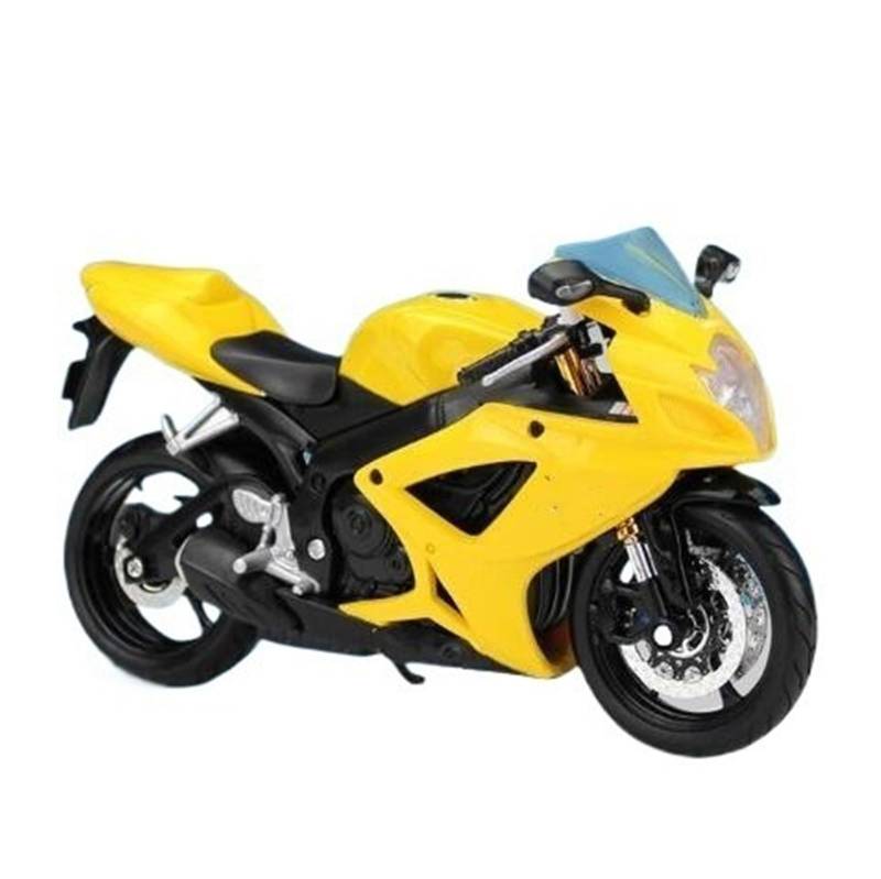 Maßstab 1:12 Für Suzuki GSX-1300R Legierung Motorrad Diecast Modell Geschenke Weihnachtsgeschenk Dekorative Ornamente(Yellow) von UPIKIT