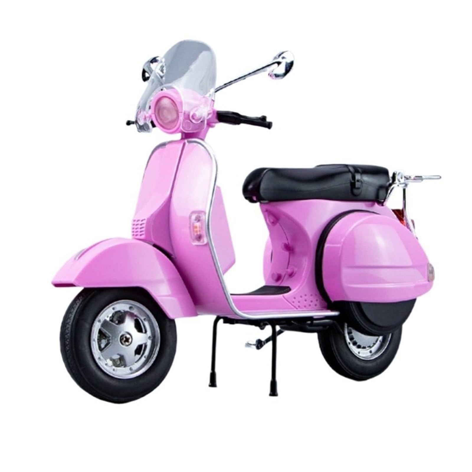 UPIKIT Maßstab 1:10 für Vespa 125 Unterdruck Legierung Klassische Motorradmodell Fahrzeuge Sound Licht Off Road Autocycle Modell Auto Geschenk (Pink) von UPIKIT