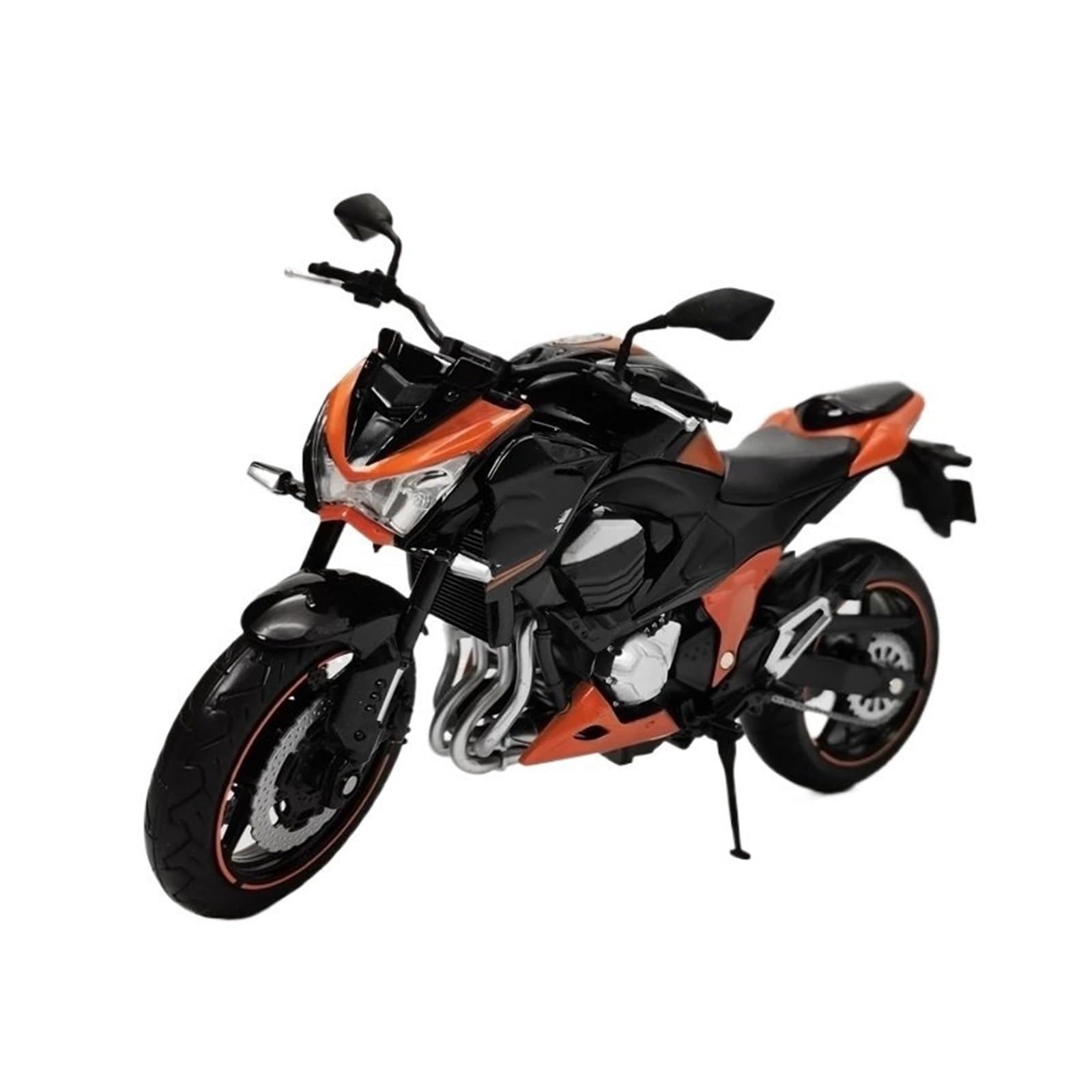 UPIKIT Maßstab 1:12 Für Kawasaki Z800 Druckguss Legierung Motorrad Off-Road Modell Auto Modell Geschenk für Motorrad-Liebhaber (Orange) von UPIKIT