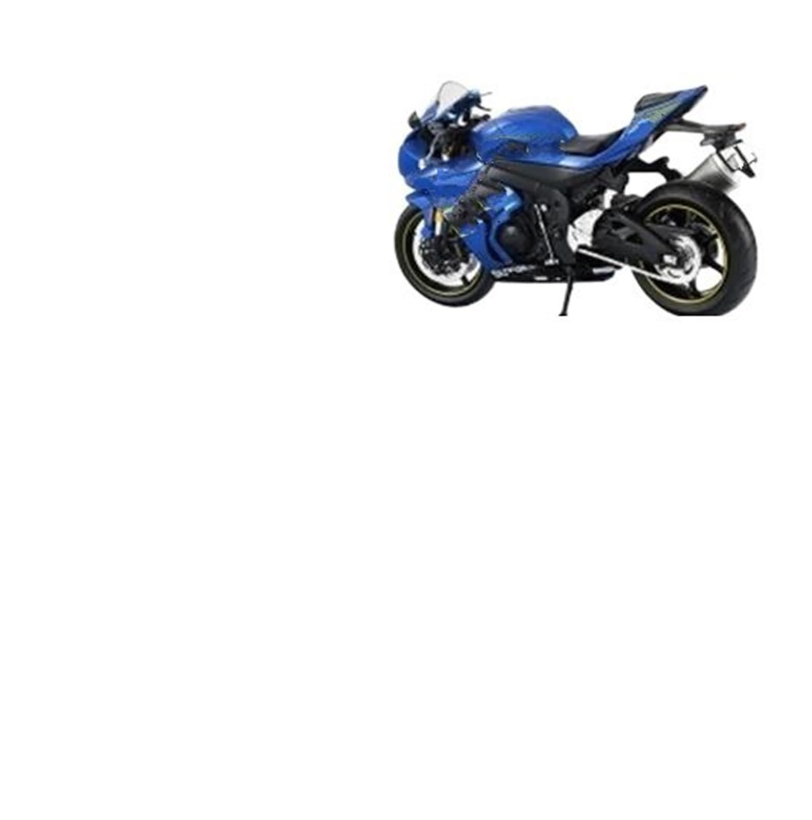 UPIKIT Maßstab 1:12 für Suzuki GSX-R1000 Motorrad Diecast Model Offroad Motorradmodell Geschenk Dekorative Ornamente (Blau) von UPIKIT