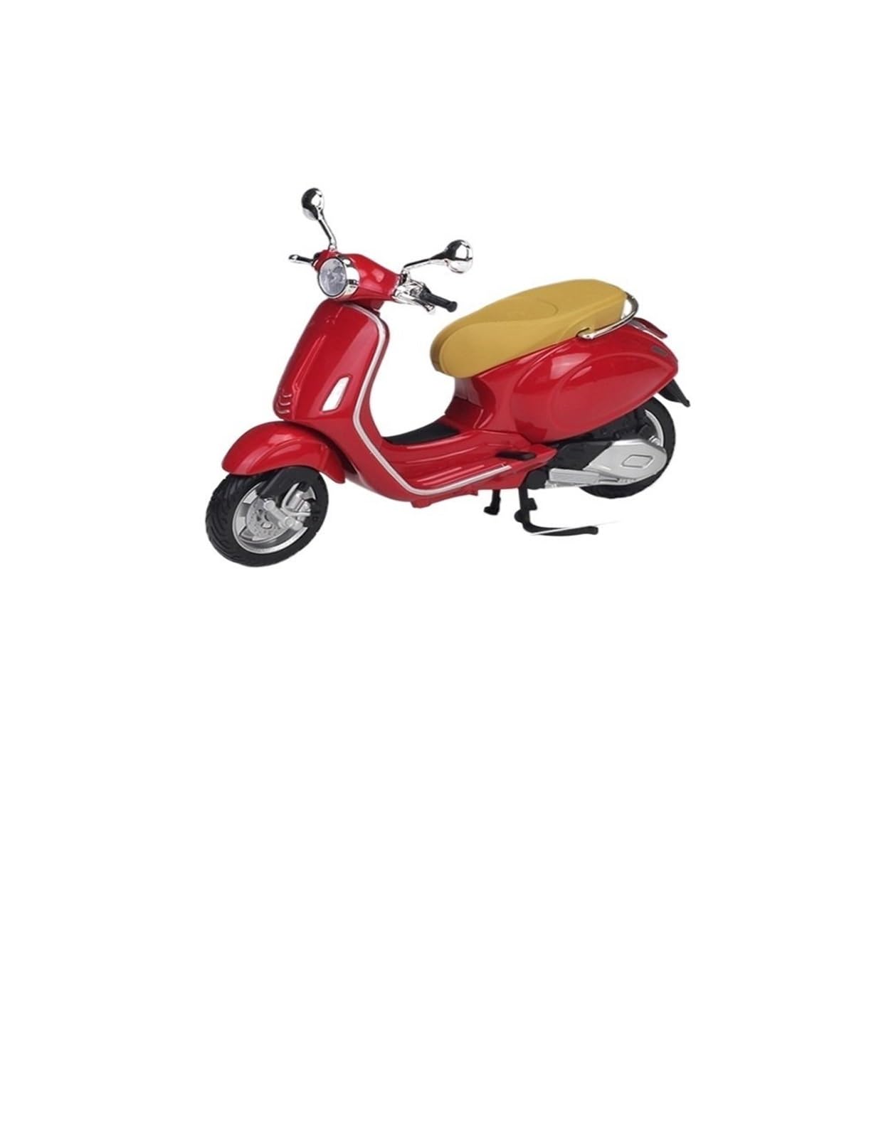 UPIKIT Maßstab 1:12 für Vespa Primavera 150 Motorradmodell Druckguss Legierung Motorrad Modell Geschenke Dekorative Ornamente (Rot) von UPIKIT