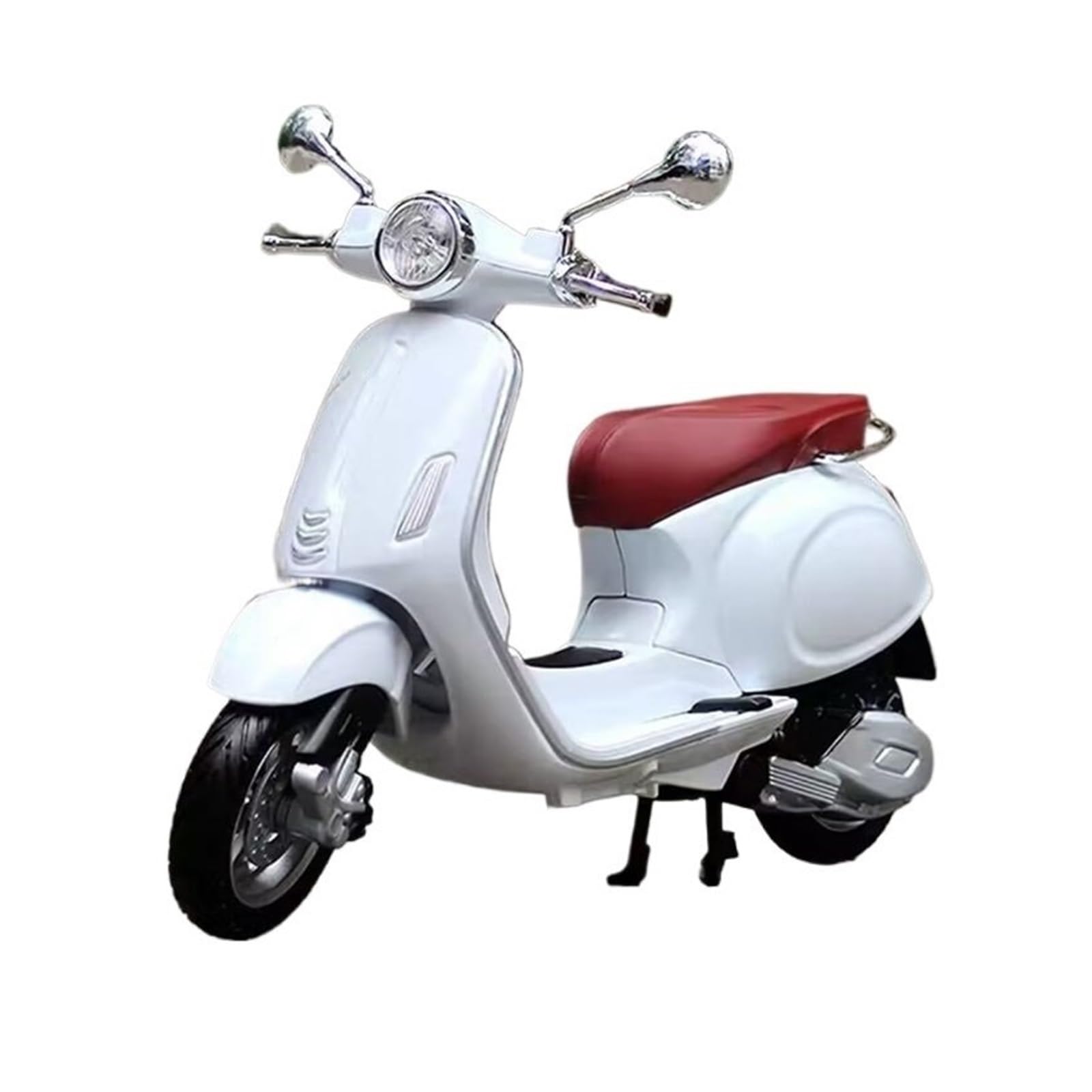 UPIKIT Maßstab 1:12 für Vespa Primavera 150 Motorradmodell aus Druckgusslegierung aus Metall Klassisches Motorradmodell Geschenke (White) von UPIKIT