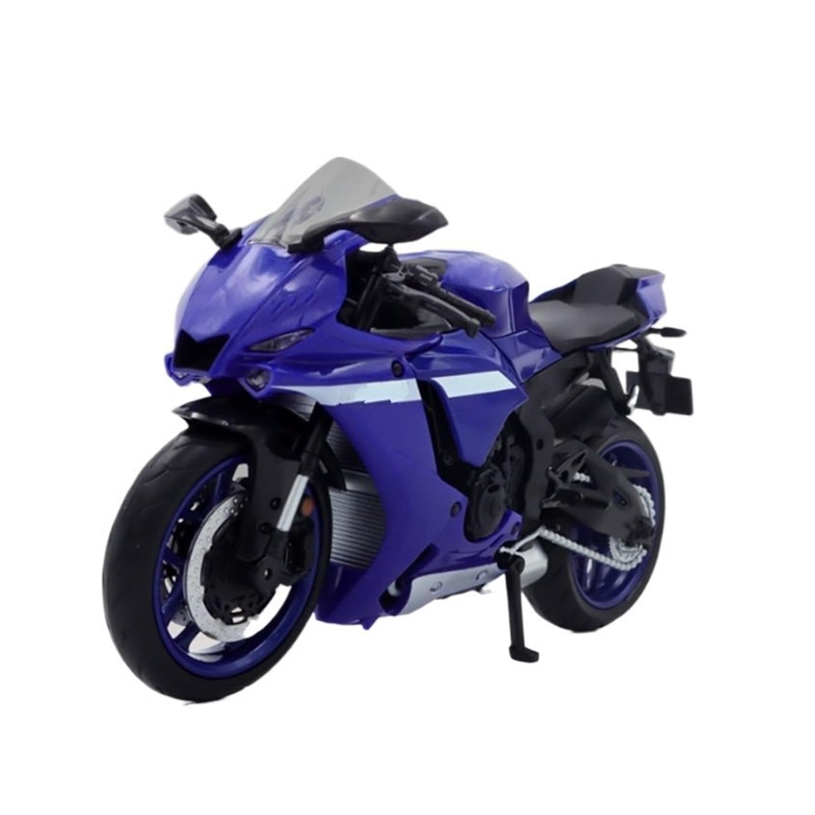 UPIKIT Maßstab 1:12 für Yamaha YZF-R1M Motorradmodell aus Legierung unter Druck Cross-Country-Motorradmodell Geschenke (Blau) von UPIKIT