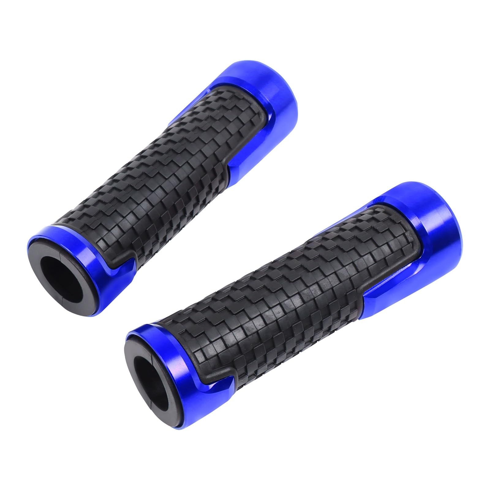 UPIKIT Motorrad 7/8'' 22MM Gummi Handgriff Lenker Für Z800 Z 800 Rutschfester Griff(Blue) von UPIKIT