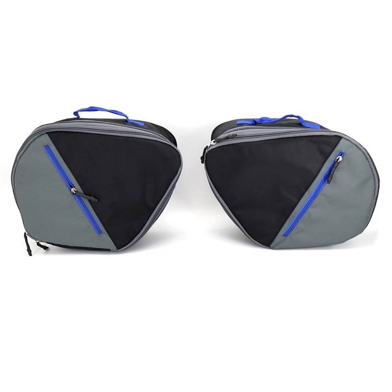 UPIKIT Motorradgepäcktaschen, Schwarz, Erweiterbare Innentaschen, Innentaschen, Zubehör Für Yamaha Tracer 9 GT Tracer900 2020–2022(Blau) von UPIKIT