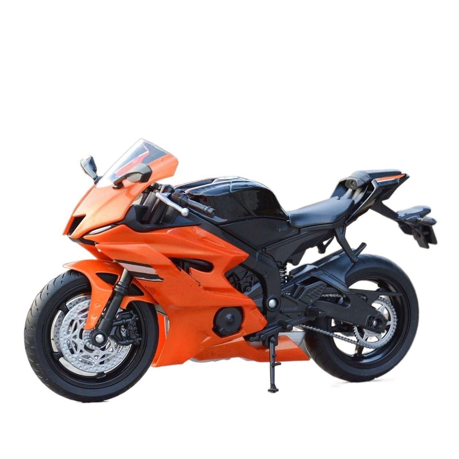 UPIKIT für Yamaha YZF-R6 Druckguss-Fahrzeuge Hobby Motorradmodell 1:12(Orange) von UPIKIT