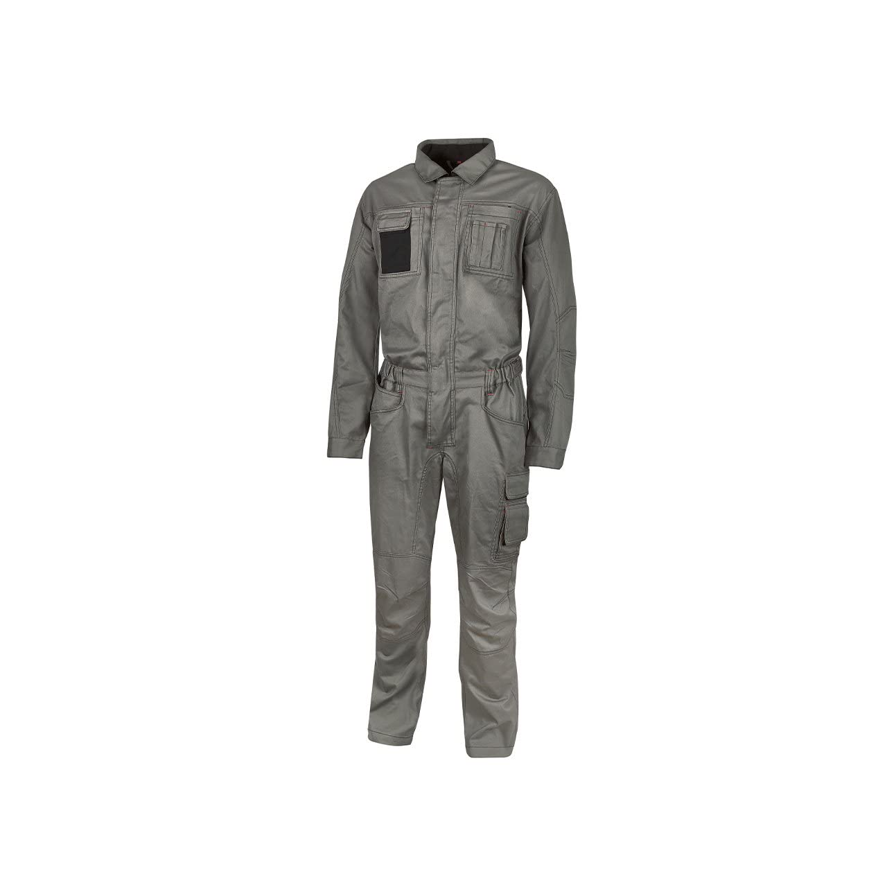 UPOWER HY130SG-58 – Traje/Mono de Trabajo con Multibolsillos Gama Happy Modelo CRISP Stone Grey Talla 58 von UPOWER