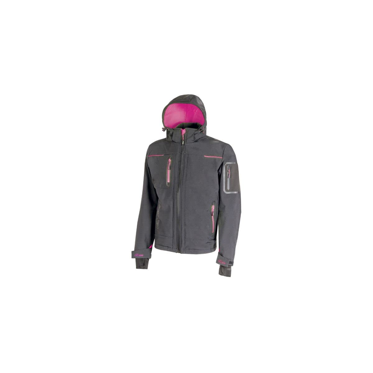 UPOWER Unisex Upw Fu187gf Space Grey Fucsia Jacke, Grau / Fuchsia, XL EU von U Power