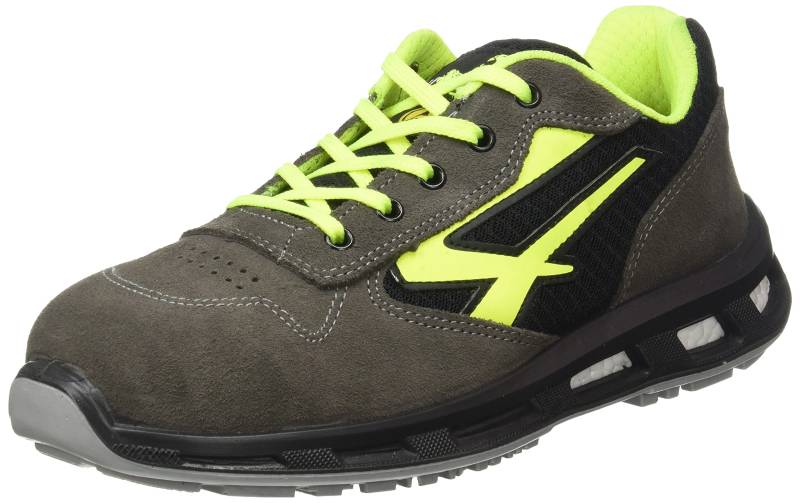 U-Power Red Lion® Yellow, Sicherheitsschuhe aus Leder, leichte, durchtrittsichere Unisex-Turnschuhe, Bastsohle, Infinergy-Einsatz, mit Aluminium-Zehenkappen - Yellow 45 von U Power