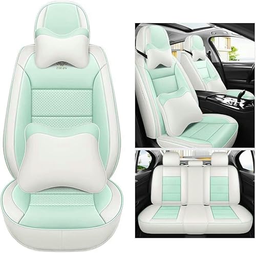 UQABS Auto Sitzbezüge Sets,für Chrysler Grand Voager Chrysler Grand Voager Phev，Universal Autositzbezüge、Airbag kompatibel-Grün von UQABS