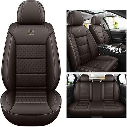 UQABS Auto Sitzbezüge Sets,für Dacia Logan/Logan Mcv/Logan Mcv Fiskal/Logan Mcv Stepway，Universal Autositzbezüge、Airbag kompatibel-Braun von UQABS