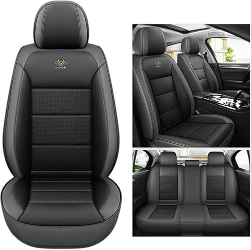 UQABS Auto Sitzbezüge Sets,für Kia Ceed Gt Line Sportswagon(Cd)/Gt Line(Cd)(Jd)/Gt(Cd)(Jd)，Universal Autositzbezüge、Airbag kompatibel-Schwarz Und Grau von UQABS