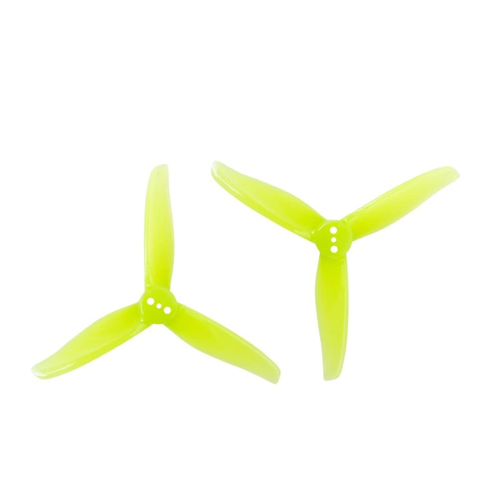 3016 Propeller 6 Paare 12 Paare 1,5 m 2 mm Loch 3 Zoll 3 CW CCW FPV Propeller Kompatibel mit 3 Zoll FPV Racing Drohnen(12PAIR 2MM YELLOW) von UQXJK