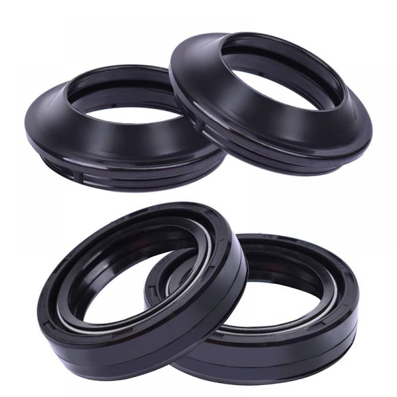 33x46x11 Motorrad-Vorderradgabel-Öldichtungs-Staubschutz, kompatibel mit CM250 TB Custom cm CMX250 CMX250C CMX 250 91255-413-881(2PCS Seal 2PCS Cover) von UQXJK