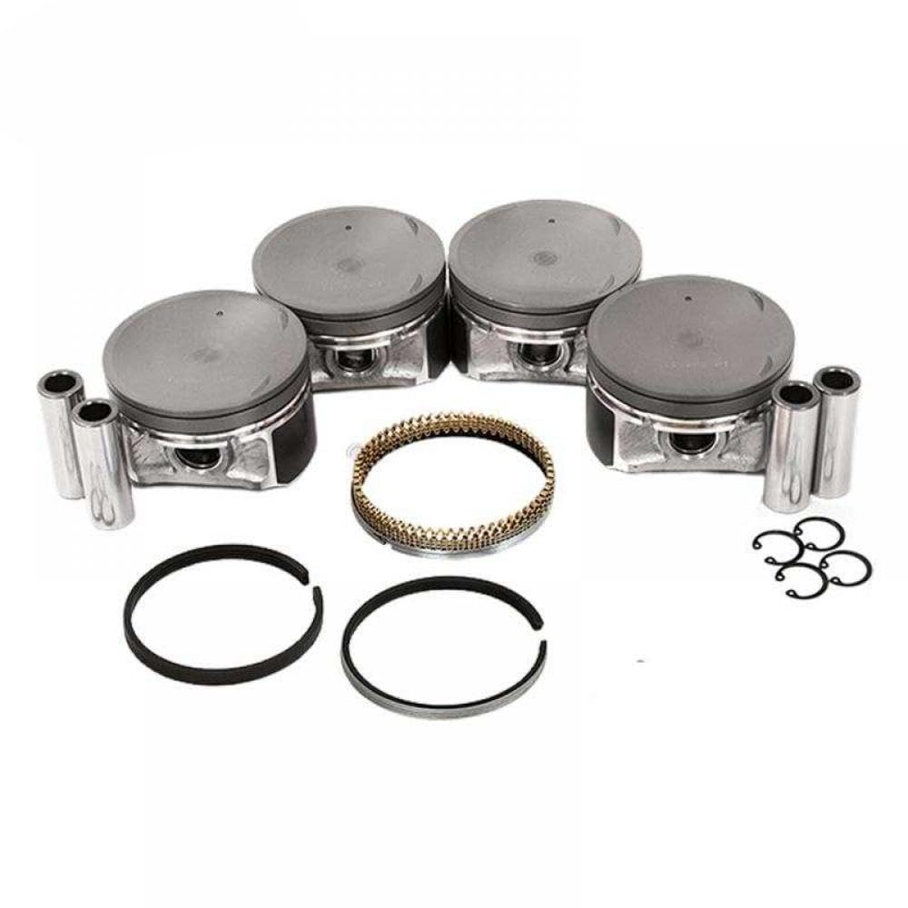 4-teiliger Motorkolben-Set kompatibel mit 02-06 Altima Sentra SE-R 2.5L 2500cc L4 DOHC A2010-8J000 A2010-8J011 von UQXJK