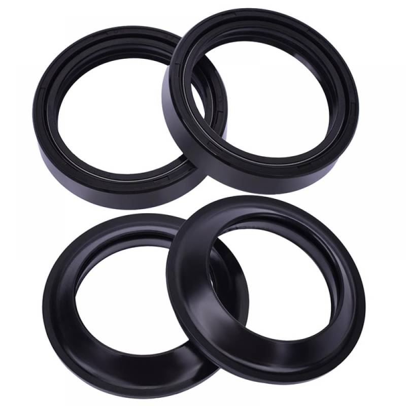 43x54x11 Vorderradgabel-Öldichtung und Staubdichtungsabdeckung, kompatibel mit GSX-R600 GSXR600 GSX-R 600 DL650 DL 650(2PCS Seal 2PC Cover) von UQXJK