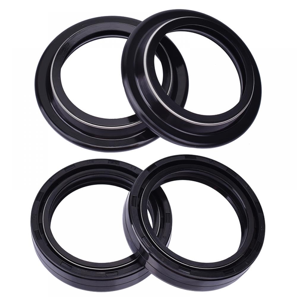 43x55x11 Vorderradgabel Federungsdämpfer Öldichtung Staubschutz Kompatibel mit KDX220 KDX220R 1997-2005 KDX250 KDX250 220(2XOIL Seal 2XCOVER) von UQXJK