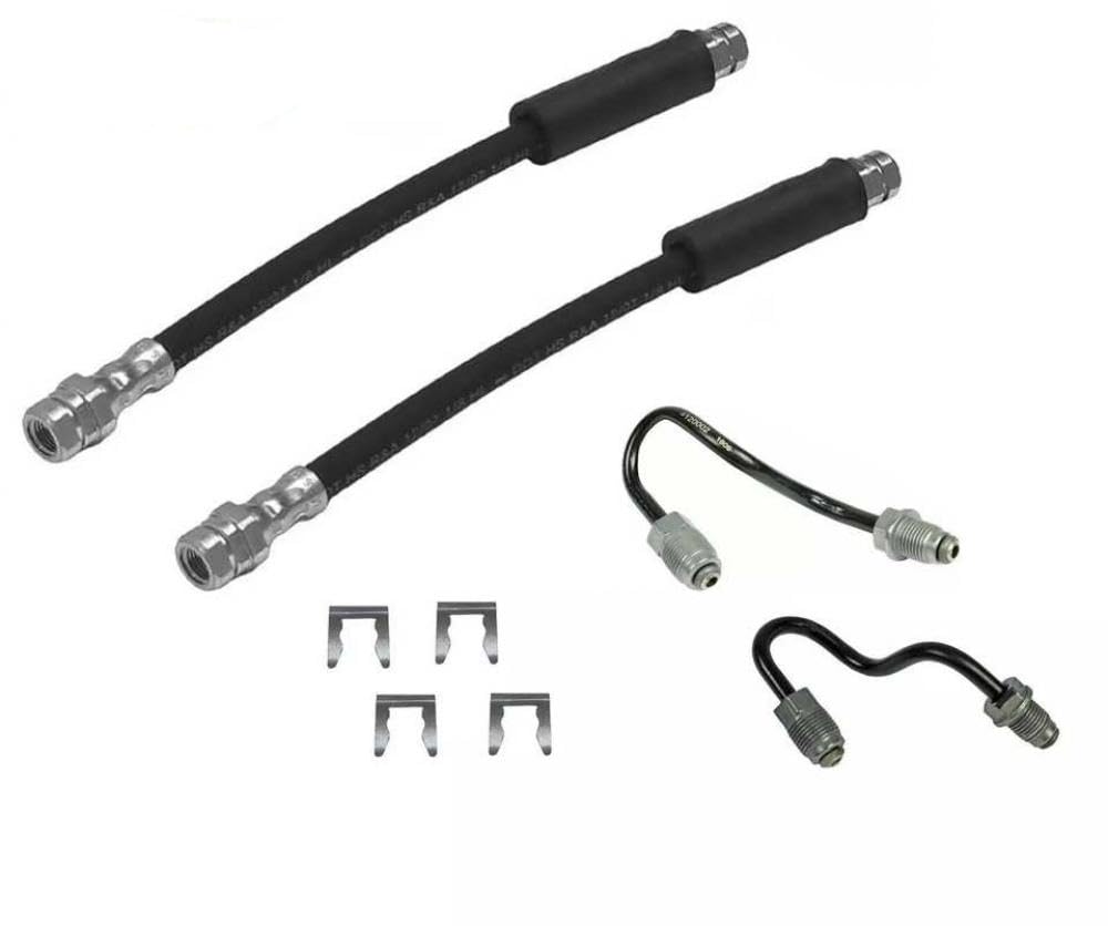 Bremsleitungsrohre und Clips Kompatibel mit MK5 MK6 A3 TT kompatibel mit 4120001 1K 0611763 E 1K 0611763 F 3c 0611775 A1291 von UQXJK