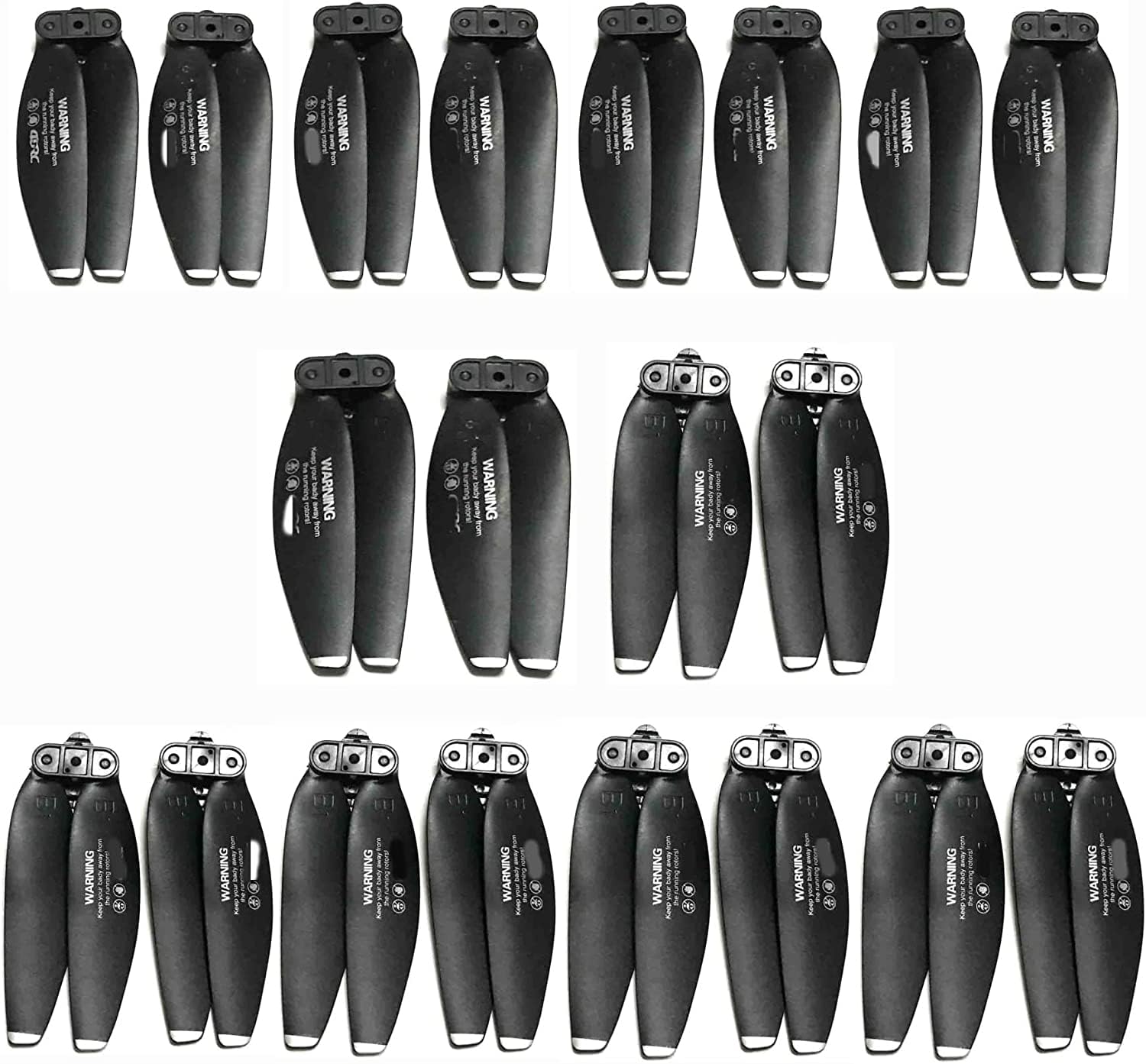 Drohnen-Propeller-Zubehör, kompatibel mit F8 GPS-Drohne 4D-F8 F11 Quadcopter Ersatzteile Flügel 8 Stück oder 20 Stück austauschbare 8 Stück Farboption(20PCS) von UQXJK