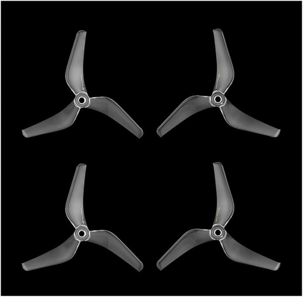 Drohnenzubehör, kompatibel mit LCP 5140 5,1 x 4 x 3, leichten Steuerpropellern Kompatibel mit RC FPV Freestyle-Drohnen, 5 Zoll, 5,1 Zoll, austauschbare Farbe, 2 Paar Blau(4PAIRS CLEAR) von UQXJK