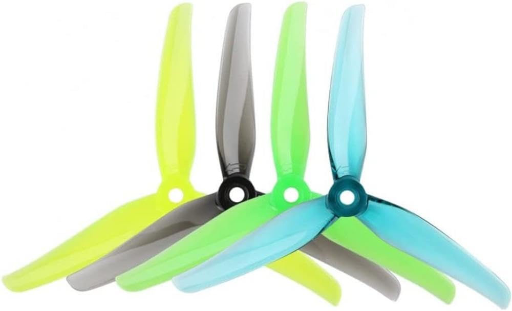 Drohnenzubehör, kompatibel mit Nazgul F5 5135 Propeller, 10 Paar, 20 Stück, 5,1 x 3,5 x 3 Zoll, Freestyle-Propeller Kompatibel mit RC FPV Freestyle 5-Zoll-Drohnen, DIY-Teile austauschbar(10PAIRS YELLO von UQXJK