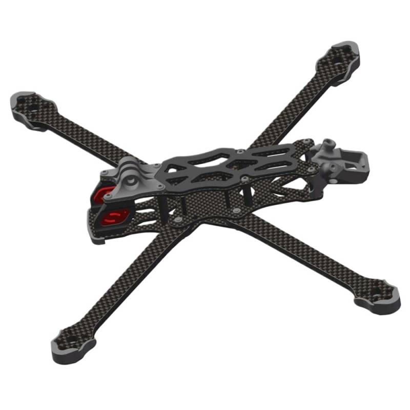 EVO 5 6 7 8 9 10 3K Kohlefaser FPV Rahmen kompatibel mit CADDX Vista Polar Nebula Pro O3 Air Unit RC Drone Quadcopter(7inch with 3D Parts) von UQXJK