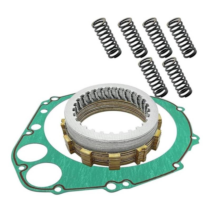 Hochleistungskupplungssatz mit Federn und Deckeldichtung, kompatibel mit ähnlichen Modellen der GSXR1000 2005 2006 von UQXJK
