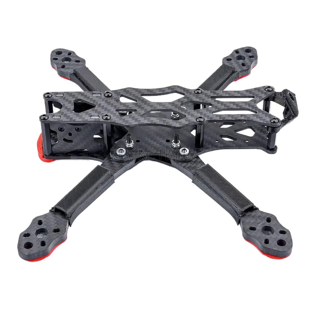 Kohlefaser-Quadcopter-Rahmen-Kit 5 7 8 9 Zoll Drohnen kompatibel mit HD HD FPV RC Racing mit 5,5 mm Arm(APEX-HD 5Inch) von UQXJK