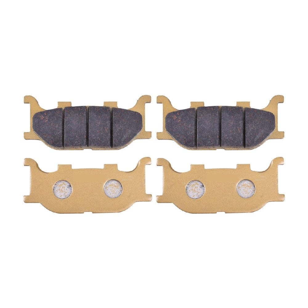 Kompatible Bremsbeläge Kompatibel mit XV1100 XVS1100 1999–2004 und XVS1100 2000–2007 vorne und hinten(2 Pairs Front) von UQXJK