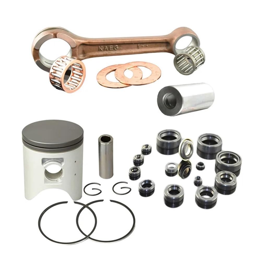 Pleuel Kurbelstange Pleuel Kit kompatibel mit CRM250AR 249 und CRM250 246 Motorrad-Motorteilen von UQXJK