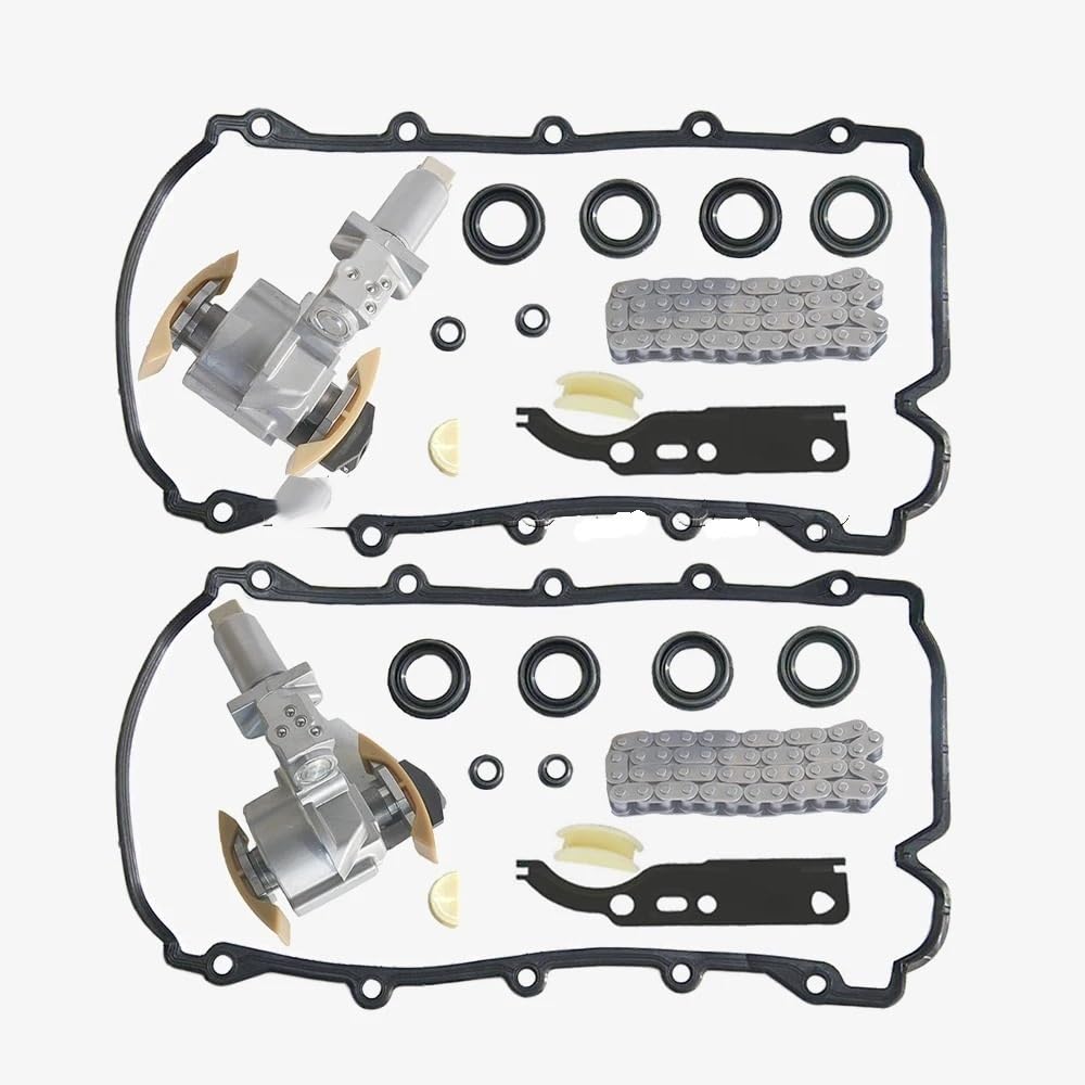 Steuerkettenspanner-Set, kompatibel mit AD A6 A8 RS6 S6 S8 V Pn Tg V8 4.2L 077109087P 077109088P 077 109 087 P von UQXJK