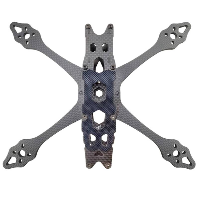 X-Typ Split Carbon Rahmen Kit 5 Zoll 225mm Radstand mit 5mm Arme DIY FPV RC Racing Drone Quadcopter Kompatibilität von UQXJK