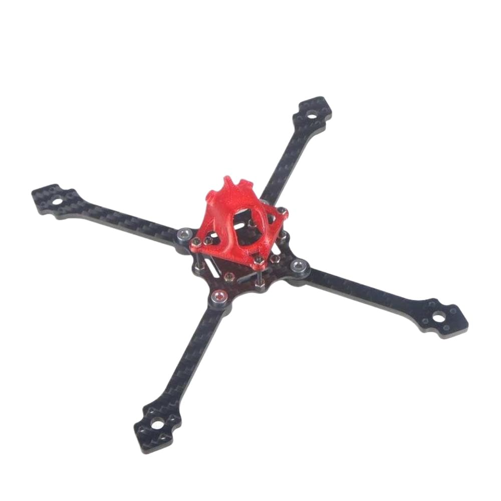 Xy-4 V2 4-Zoll-Rahmen-Kit, kompatibel mit 165 mm Radstand und 3D-Kamera-Baldachin, DIY-FPV-Renndrohne mit 3-6S mit 4-Zoll-Propeller(Frame Kit) von UQXJK