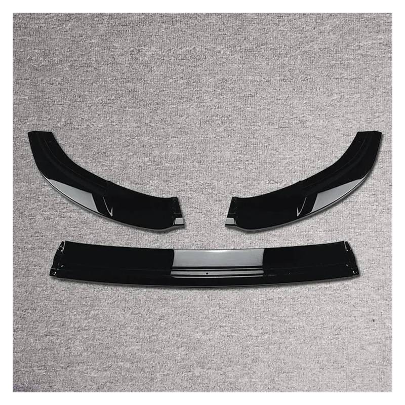 Auto-Frontspoiler Frontschürze Lip Spoiler Splitter Schutz Abdeckung Für VW Für Golf 7 MK 7,5 Für GTI R Für 2012-2014 2015 2016 2017 2018 2019 Auto Body Kits Frontstoßstange(Glossy Black) von URAGER