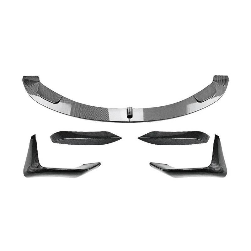 Auto-Frontspoiler Für F80 F81 F82 F83 Für M3 Für M4 2013-15 16 17 2018 Auto Vordere Stoßstange Lip Spoiler Splitter Stoßstange Canard Lip Splitter Body Kit Von ABS Frontstoßstange(Carbon Look Set A) von URAGER