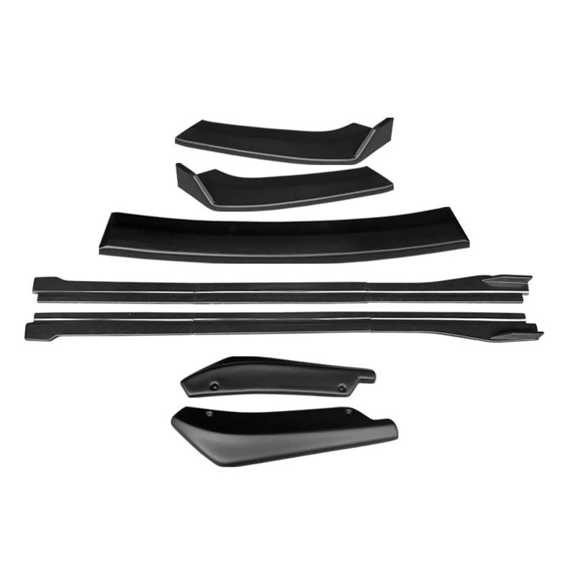 Auto-Frontspoiler Für Für X1 F48 2020 2021 2022 Auto Body Kit Front Stoßstange Splitter Lip Spoiler Seite Röcke Extensions Hinten Wrap Winkel Glanz Schwarz Frontstoßstange(Matt-schwarz) von URAGER