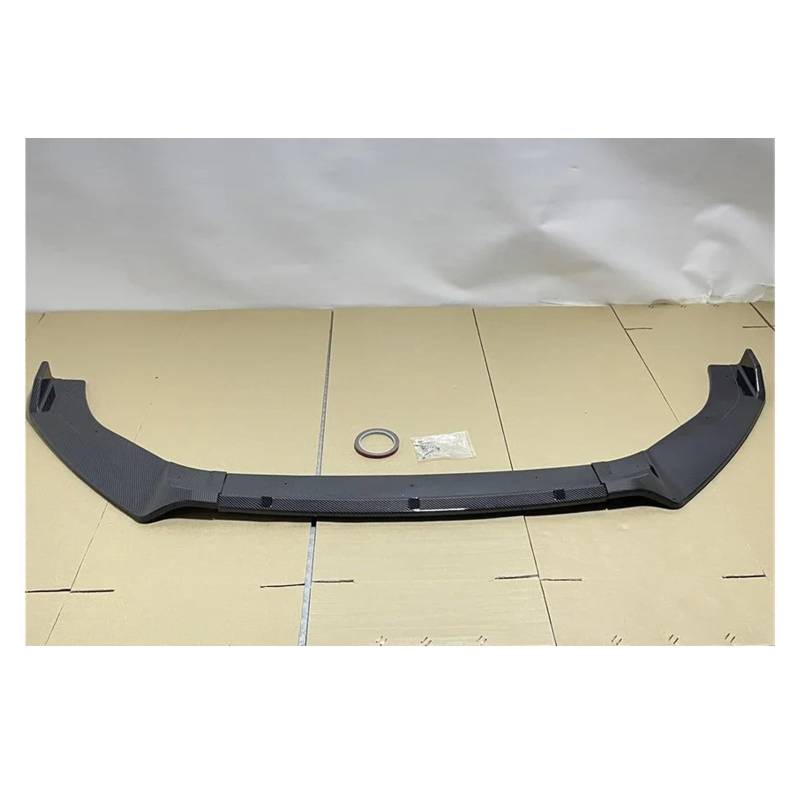 Auto-Frontspoiler Für VW Für Golf 7 7,5 MK7 MK7.5 Für GTI Für GTD R Für Linie 2012-2020 Auto Front Stoßstange Splitter Lip Spoiler Body Kit Glanz Schwarz Frontstoßstange(Carbon Look) von URAGER