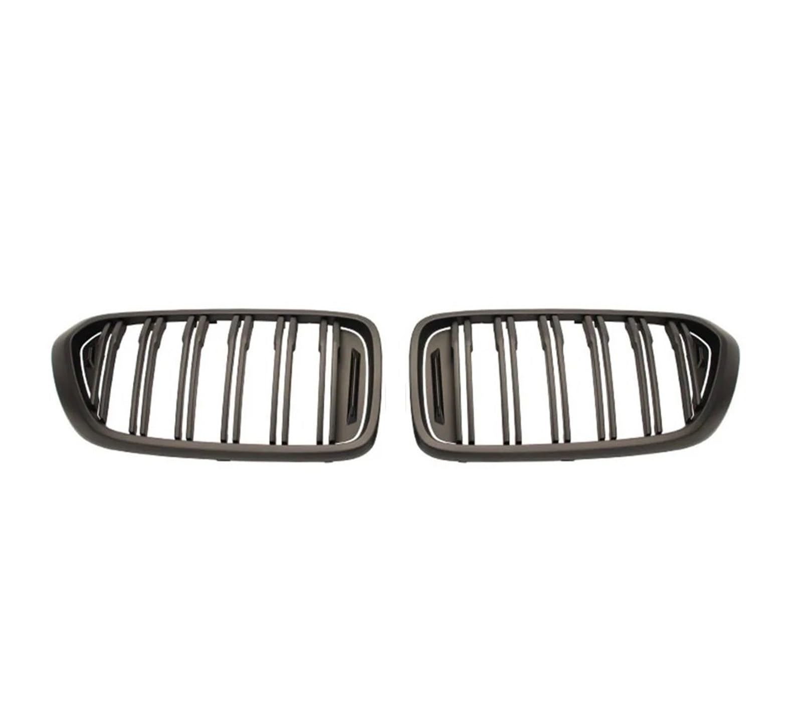 Auto Kühlergrill 2 STÜCKE Für 6 Series Für GT G32 630I 640I 640I 620D 640D Für XDrive 2017-2019 Auto Front Nierengrills Doppellinie Lamellen Racing Grille Front Kühlergrille(Matt Black) von URAGER