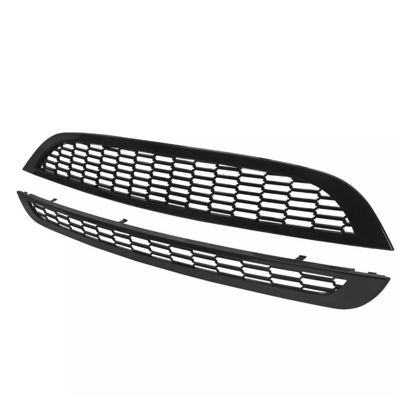 Auto Kühlergrill 2 Stück Für Mini R50 R52 R53 2002-2006 Front Upper Lower Grill Kompatibel 51137026202 51137133847 51117127931 Honeycomb Mesh Guard Trim Cover Front Kühlergrille von URAGER