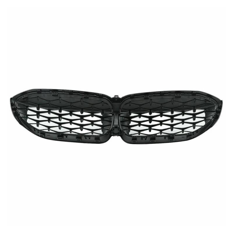 Auto Kühlergrill Für 3er G20 G21 G28 2019 2020 2021 2022 Frontstoßstangenhaube Nierengrill Renngitter Ersatz Black Diamond Meteor Style Front Kühlergrille von URAGER