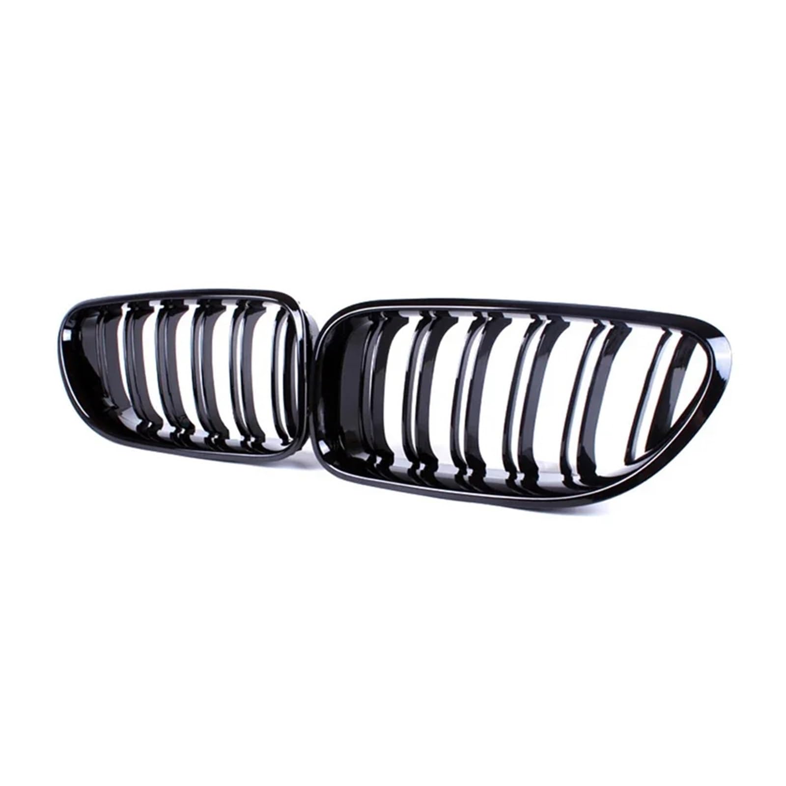 Auto Kühlergrill Für 6er F06 F12 F13 Für M6 2012 13 14 15 16 2017 Auto-Frontnierengrill Stoßstangengrill Racing Grills Doppellamellen Glänzend Schwarz Front Kühlergrille(Gloss Black) von URAGER