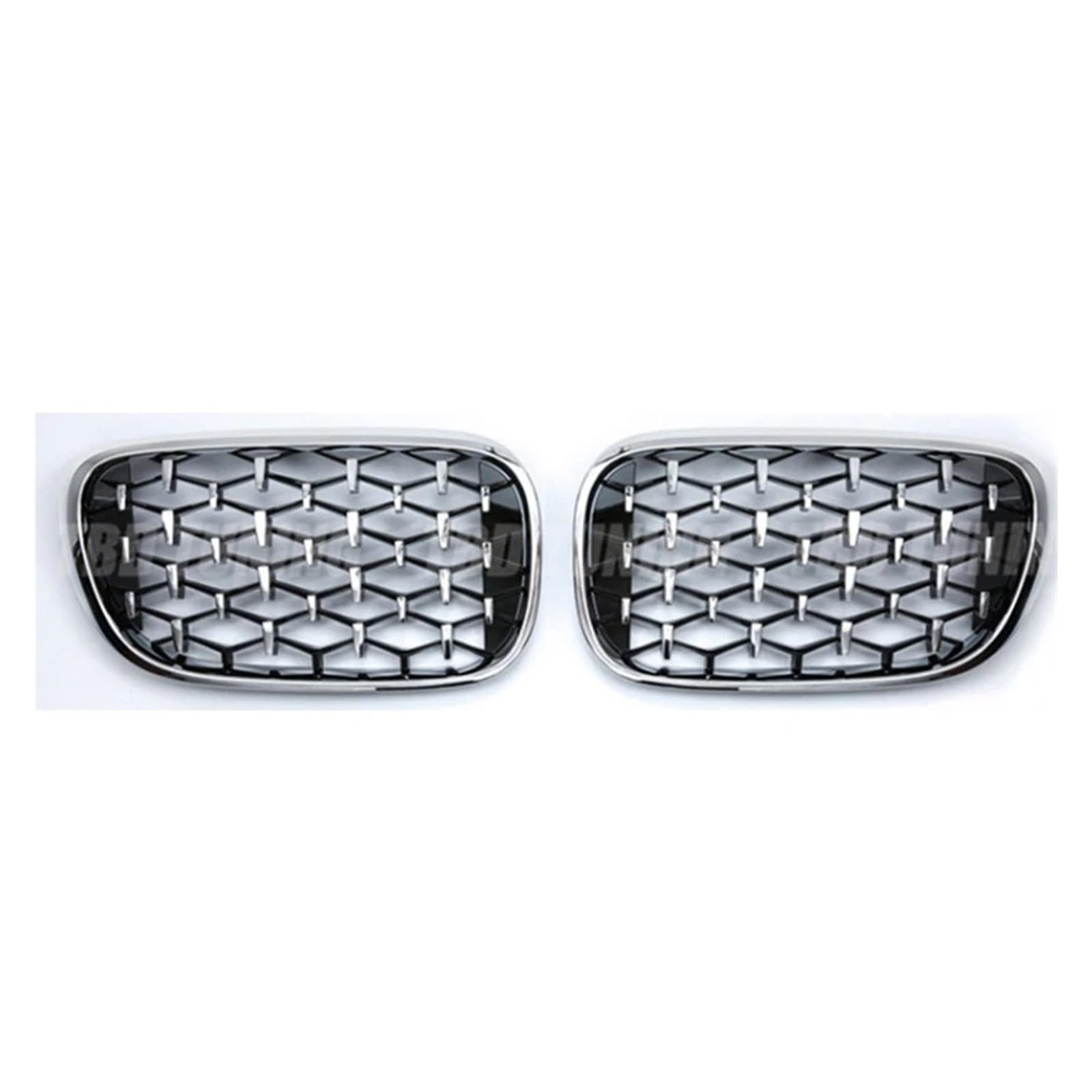 Auto Kühlergrill Für 7 Serie G11 G12 730li 740li 2016 2017 2018 2019 Diamant Auto Vorderen Stoßfänger Niere Grille Racing Grills Auto ABS Gitter Grill Teile Front Kühlergrille(Silber) von URAGER